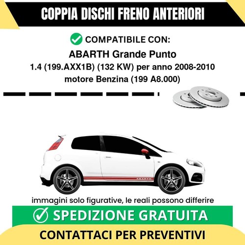 Coppia dischi freno - coppia, anteriori