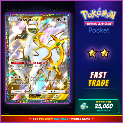 Arceus full art - full, stelle
