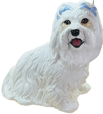 Statua in ceramica cane