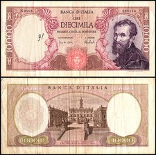 Italy 10000 Lire, 1962-1973