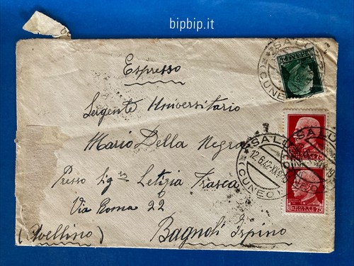 Storia postale espresso - espresso, da