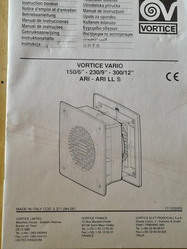 Ventilatore aeratore - , da