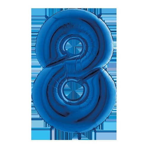 Palloncini mylar numero blu - palloncini,