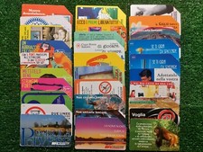 LOTTO 30 SCHEDE TELEFONICHE DIVERSE ITALIA TELECOM SIP STOCK CARTE S006
