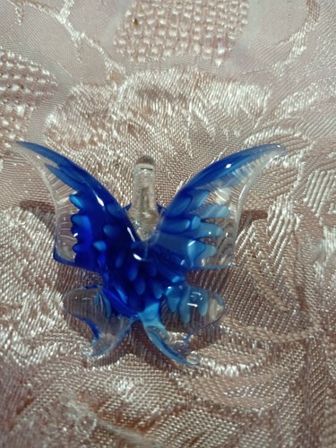 Ciondolo farfalla vetro - farfalla, 🦋