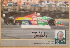 Teo Fabi Benetton 1987 foto