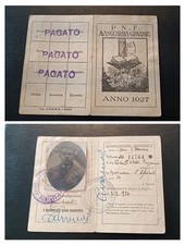 Tessera PNF Opera Nazionale