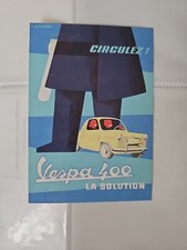 Cartolina Vespa 400
