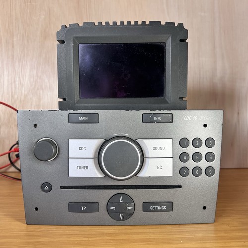 Testa radio vauxhall cdc - vauxhall, 40