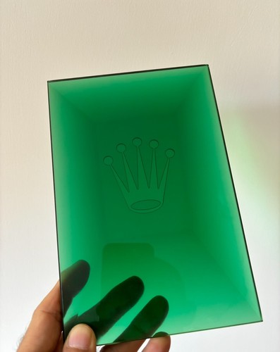 Rolex vetro cristallo - cristallo, verde