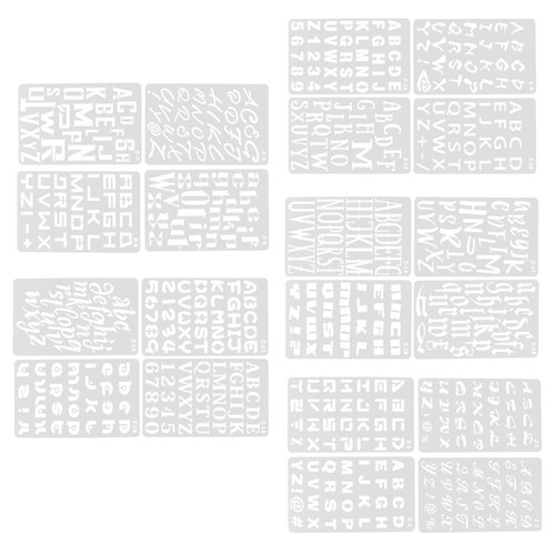 Sheets stencil di lettere - , 20