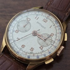 Cronografo CHARLES Nicolet Tramelan  TransMarine Oro 20mic.