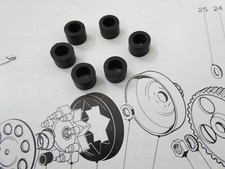 Per Garelli Noi 50 kit gommini tamponi parastrappi frizione rubber bush clutch .