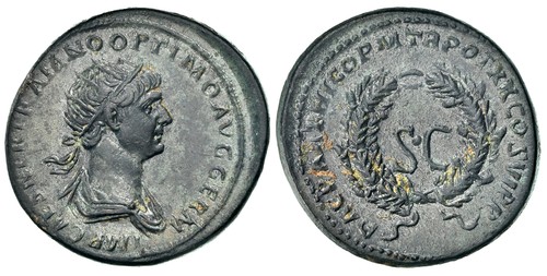 Roman imp traiano 114 - traiano, 114-117ad
