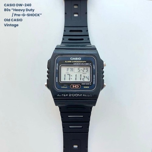 Casio 240 anni heavy - dw-240,