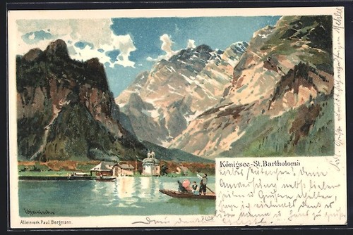 Litografia königsee - königsee, /