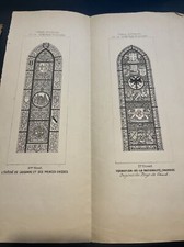 Cattedrale di Losanna, Vaud, Svizzera. Disegno vetrate storiche 1890