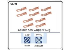 T-3040 Fermacavi Crimpare/Saldare su Cavo 3/0-4/0 Uguale a T-3040 e L-3040 10 PK