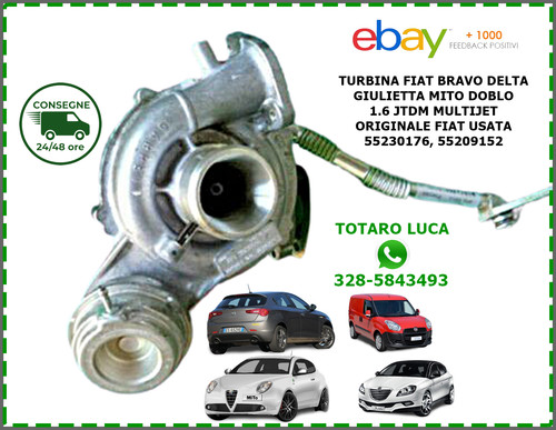 Turbina fiat jtdm rif - turbina,