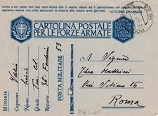 XX282-IIa GUERRA M. DIVISIONE FANTERIA RAVENNA DALLA PM 53 X ROMA