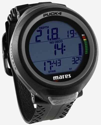 Dive computer puck black - puck,