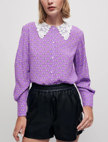 Camicia donna maje viola - donna,