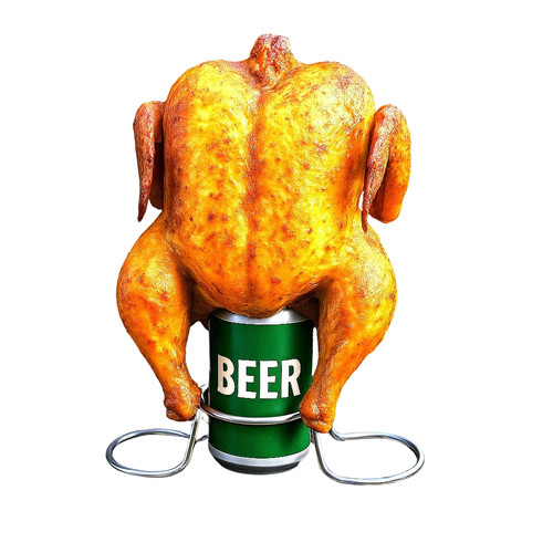 Bidone birra pollo girarrosto - pollo,