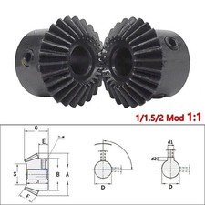 Ingranaggio conico mod 1/1,5/2