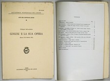 GOGOL E LA SUA OPERA Roma 1981 Atti Lincei 58 Letteratura intonso