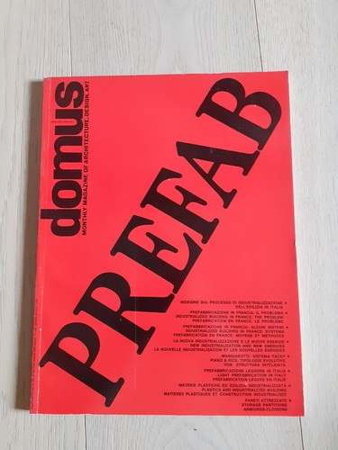 Domus prefab 1978 - prefab, 2
