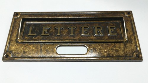 Alubox roma placca lettere - placca,