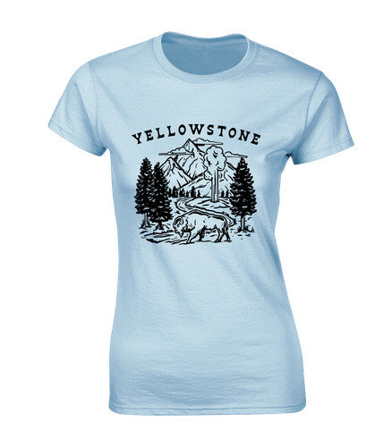 Shirt donna yellowstone park - t-shirt,