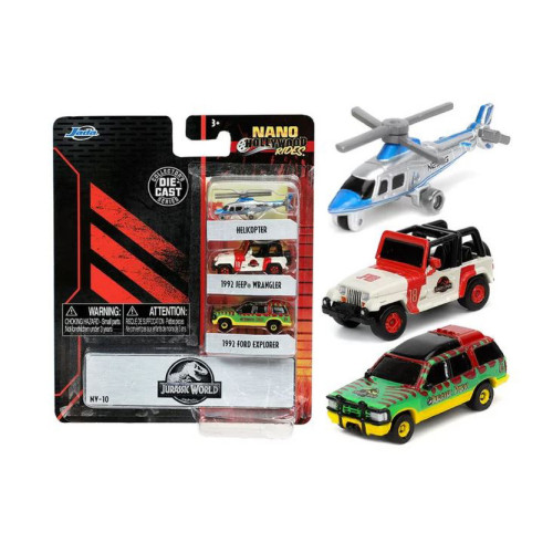 Jurassic park pack nano cars - jurassic,