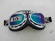 occhiali in pelle moto vintage