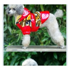 CAPPOTTO CANE INVERNALE ROSSO