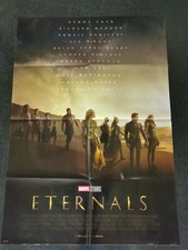 ETERNALS Locandina Film Originale 39x55" 2Sh Italiana MARVEL JOLIE MADDEN HAYEK ZHAO