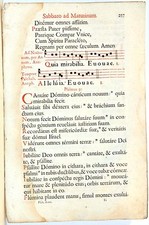 Stampa antica ANTIFONARIO