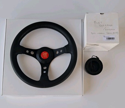 Volante fiat sportivo nero - volante,