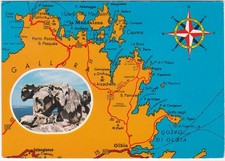 LA GALLURA - SASSARI - CARTINA