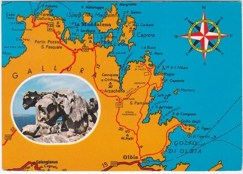 Gallura sassari cartina - la,