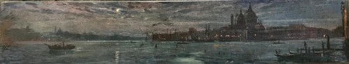 Dipinto olio tavoletta venezia - olio,