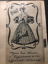Pubblicità d'epoca reclame stampa pubblicitaria a mezza pagina Caffarel