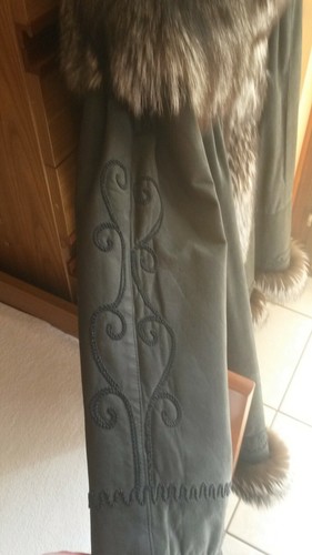Cappotto nabuk pelliccia - cappotto, in