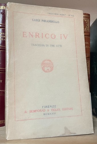 Luigi pirandello enrico - luigi, iv