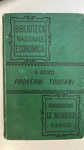 Proverbi toscani biblioteca - toscani,