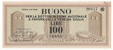 100 LIRE BUONO SOTTOSCRIZIONE