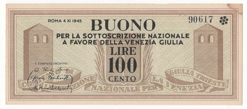 100 lire buono - 100,