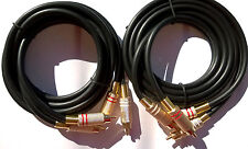 RTR Revox, Akai, Teac, Technics,  coppia di cavi 2x1,5 mt.