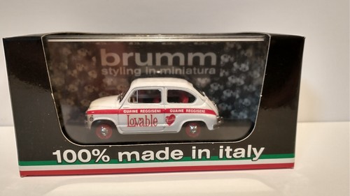 Brumm 1965 fiat 600d - fiat, modellino