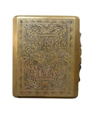 *HH* Antico Portasigarette Vintage Liberty Vittoriano Portagioie Scatoletta 